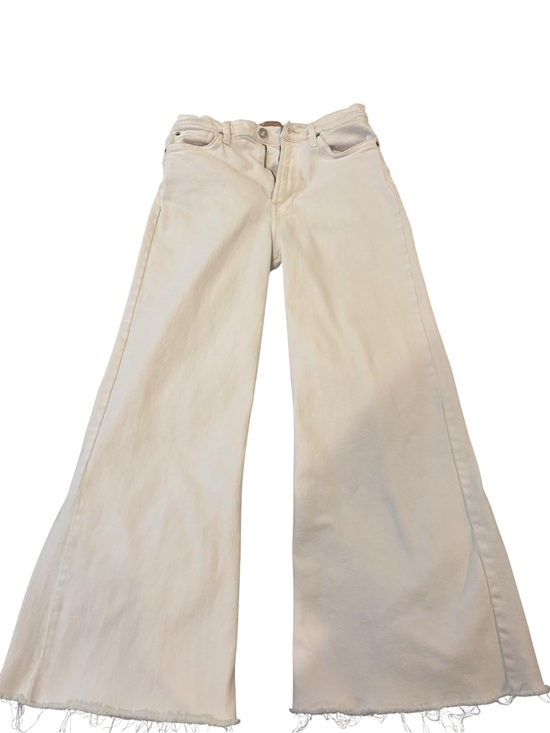 7 For All Mankind Denim - 7 for All Mankind Women’s Wide Leg White Jeans Size 28